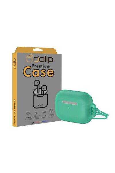 dalip Husa pentru Apple AirPods Pro, CordJelly, Silicon Premium, Verde