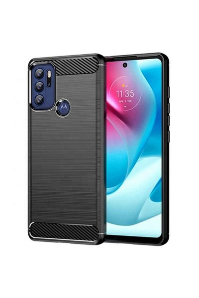 Dali Protective Case for Motorola Moto G60S, Carbon Silicone, Black