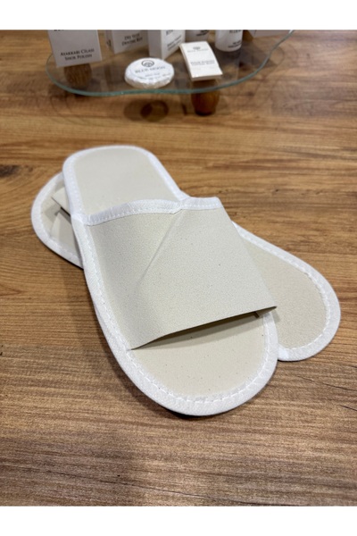 Maviay Tek kullanımlık önü açık spa otel hastane terliği 30 adet