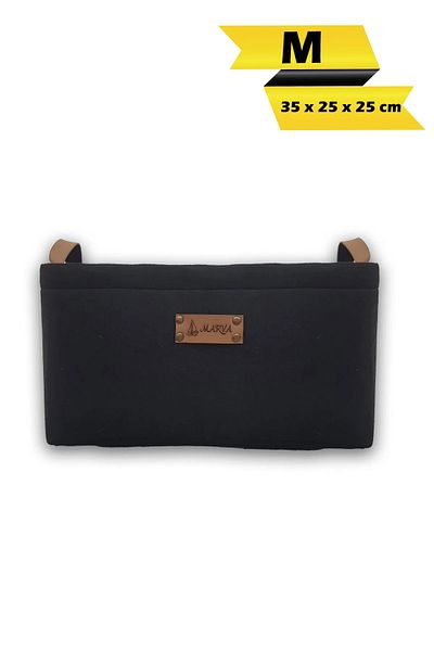 Enba İç ve Dış Ticaret Black Basket Organizer Medium Size Felt
