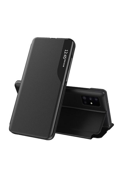 Dali Protective Flip Cover Compatible with Samsung Galaxy A51 4G, eFold, Leather, Black