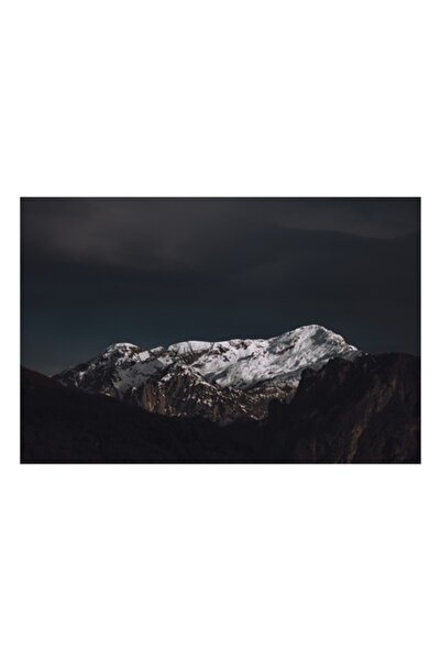 OEM Tablou Canvas, 'Varfuri montane sub cer innorat', 150 x 100cm