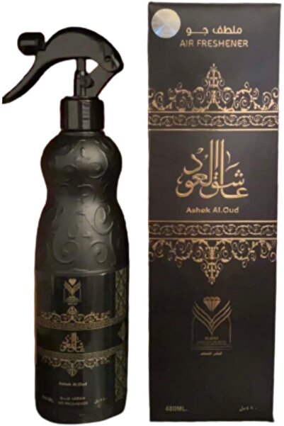 ALMAS PERFUMES معطر جو برائحة عشق العود (ملطف جو) من الماس، 480 مل