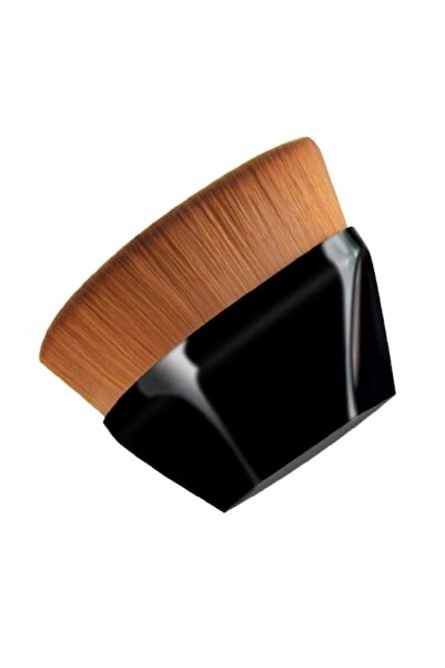 Dali Kabuki Foundation Brush with Protective Case, Synthetic Bristles, 6x1.5cm, Black