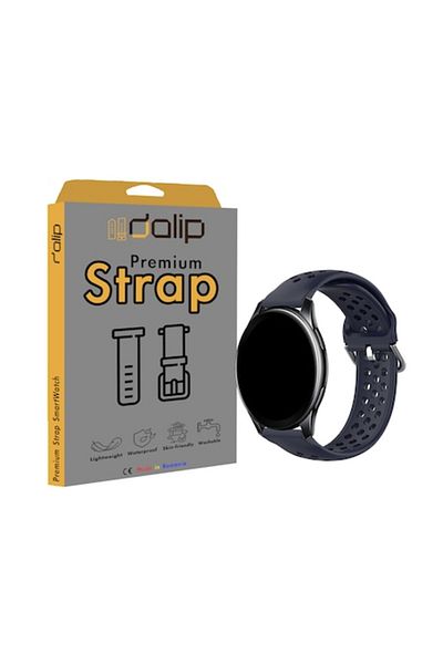 dalip Silicone Strap for Samsung Galaxy Watch 46mm, Huawei Watch GT - Blue