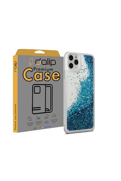 dalip Husa pentru iPhone 13 Pro, Glitter Bling, Blue