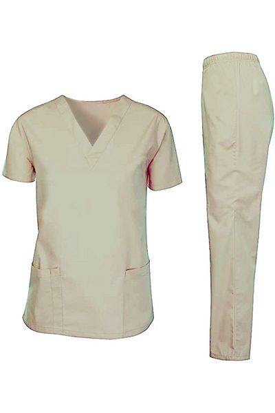Rannah's Uniform Women's Scrub Set with V-Neck Top and Trousers for Nanny, Housemaid, Nurse by Rannah's Uniform