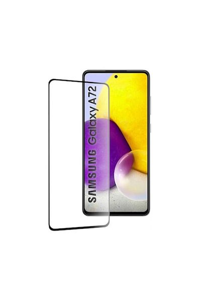 Dali Screen protector compatible with Samsung Galaxy A72 4G/5G, Full Glue Glass, 111D, tempered glass, Bl