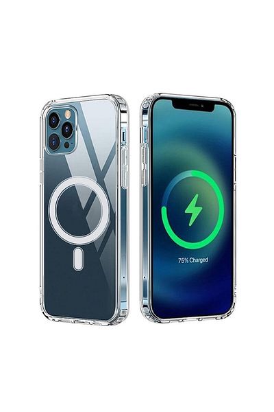 Dali Carcasă de protecție compatibilă cu Apple iPhone 16e, MagSafe Pro, silicon, alb-transparent
