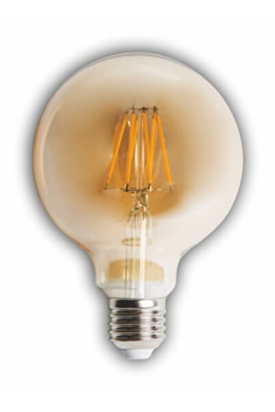 Cata 2 Adet CT 4286 9W G95 Glop Rustik Led 2700K Amber E27 Duy