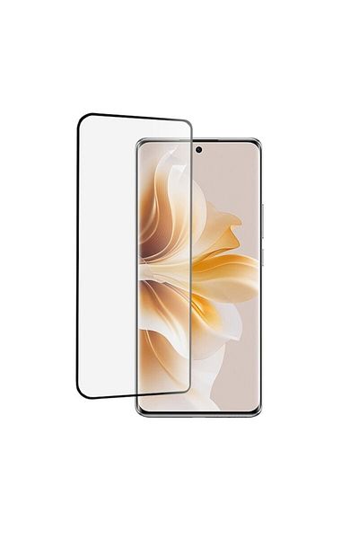 Dali Protective Screen for Oppo Reno11/Reno11 Pro, Tempered Glass, Black-Transparent