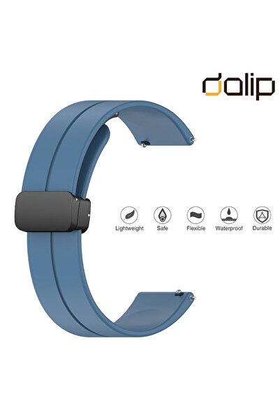 dalip Curea pentru Samsung Galaxy Watch 4/5/Active 2/Huawei Watch GT 3/GT 3 Pro, 42-43 mm, MagneticB