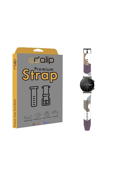 dalip Curea pentru Huawei Watch GT2 PRO, 46 mm, SecretStrap, Silicon, Camo Blue
