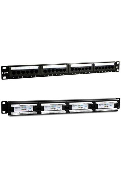 Zibox S-Link Sl-F624 24-Port Ftp Cat6 Patch Panel