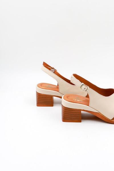 Venüs Women's Daily Leather Sandals Vn11510Y Beige