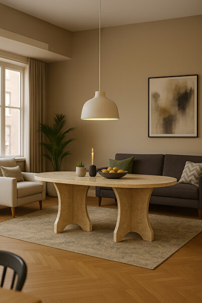 OlcayAksesuar Kelebek Model 180x90x75 (KALIN KENAR 36mm) Mutfak Masası Mutfak...