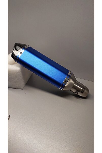 AKTegzoz Manuel Vidalı Egzoz Valfi (Aç/Kapa) – Universal Uyumlu, mavi motosiklet egzozu