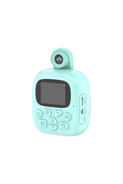 Flippy Cameră instantanee, Flippy, funcție de imprimare, cablu USB-C, Bluetooth, iOS/Android, imprimare prin aplicație, albastru