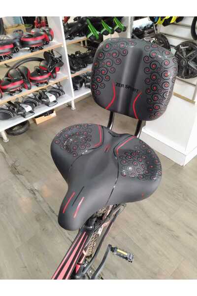 Impact Sırt Destekli Bisiklet Selesi Siyah/kırmızı Desenli