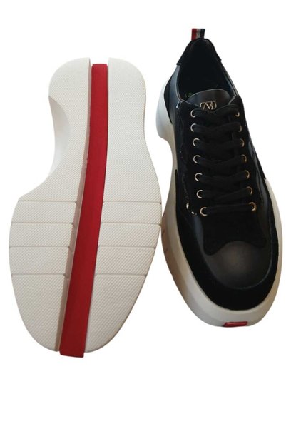 MARCOMEN Special Design High Sole Leather and Suede Detail Combination Daily Casual Men's Shoes 21514