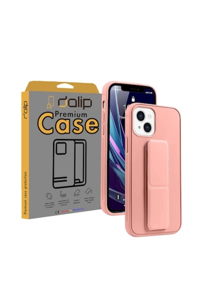 dalip Carcasă pentru iPhone 13 Pro, silicon Stand Grip PRO, roz