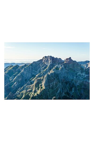 OEM Tablou Canvas, Varfuri semete sub cer senin, Munti, Creste, Roca