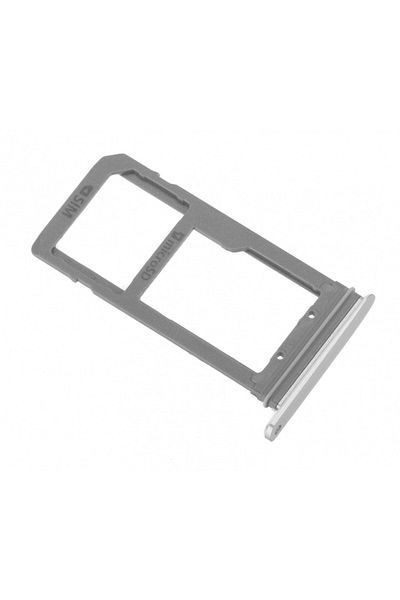 Dali Suport SIM compatibil cu Samsung Galaxy S7, slot pentru o singură cartelă SIM și Micro-SD, metal, argintiu