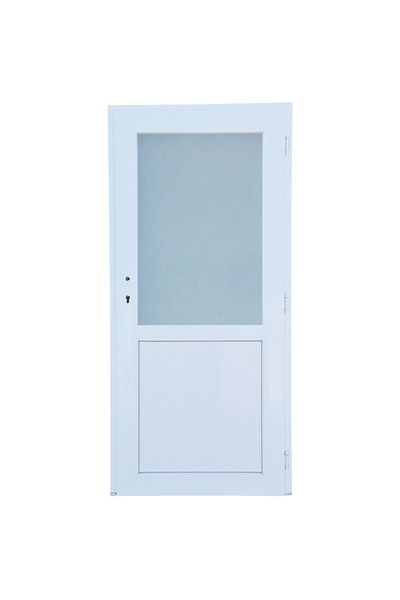 KIRCHBERGER 90x200cm White right 6cm 4 Hamburg door PVC and insulating glass chambers
