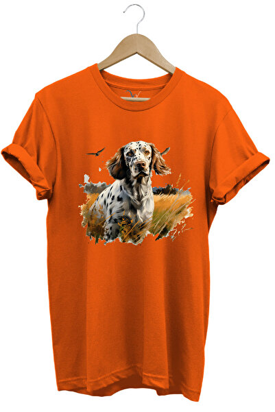 WİDİ Vânătoare Vânătoare Setter englezesc Wilderness Hunter Dog 100% bumbac T...