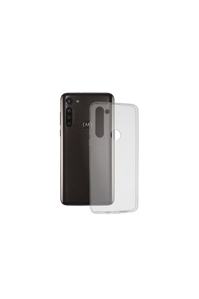 Dali Protective Case Compatible with Motorola Moto G8 Power, Clear Silicone, Transparent