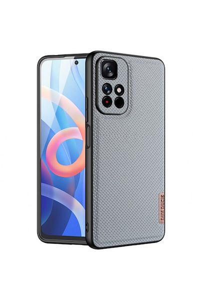 Dali Protective Case Compatible with Xiaomi Poco M4 Pro 5G, Fino, Textile Material, Light Blue
