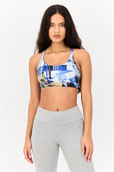 Reebok Women Sportswear Fit Training Sport Bra, Multicolor