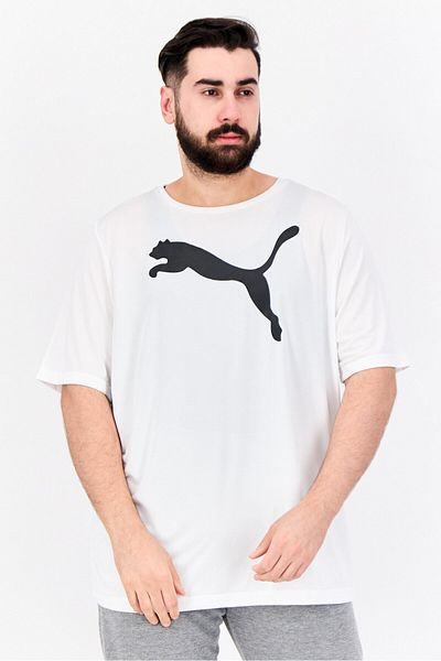 Puma Men Sportswear Fit Training Short Sleeve T-Shirt, White