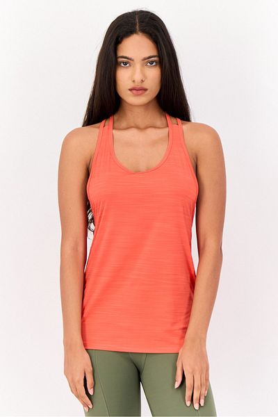 Reebok Women Sportswear Fit Sleeveless Training Tank Top, Red