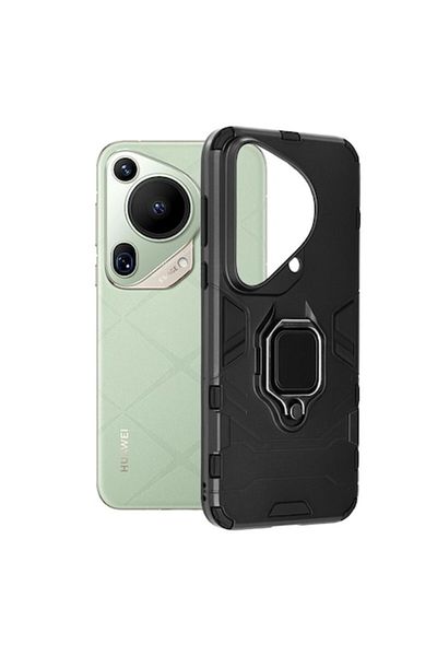 Dali Protective Case Compatible with Huawei Pura 70 Ultra, Silicone Shield, Magnetic Ring, Reinforced Edg