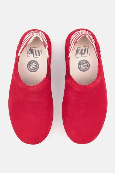 Fitflop Women Super Slip On Loafers, Classic Red