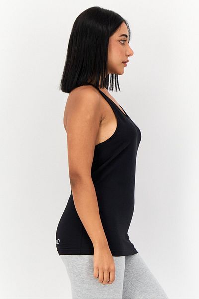 Reebok Women Sportswear Fit Sleeveless Training Top, Black