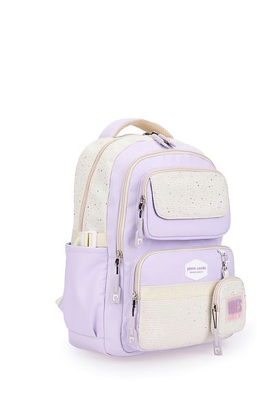Pierre Cardin Set of 2 School Bags for Girls, Multi-Eye Backpack, School Bag and Pen Holder 07Pc2824