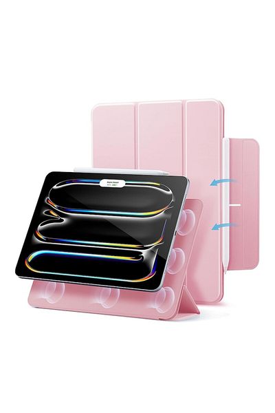 Dali Protective Case ESR Flip Cover for Apple iPad Pro 13 (2024), Rebound Magnetic, Pink