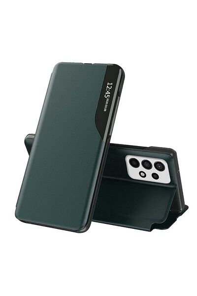 Dali Protective Flip Cover Case Compatible with Samsung Galaxy A53 5G, eFold, Leather, Dark Green