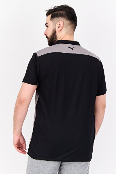 Puma Men Sportswear Fit Short Sleeves Outdoor Polo Shirt, Black