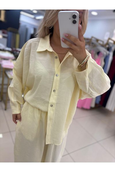 LİSAA BUTİK Women's Premium Shirt Pants Set