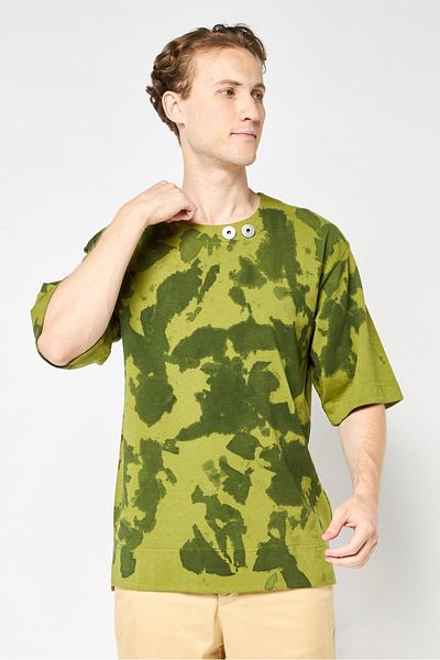 Diesel X Pronounce Men Crew Neck Short Sleeves Camouflage T-Shirt, Multicolor