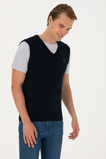 U.S. Polo Assn. Men's Navy Blue Sweater 50316843-Vr033