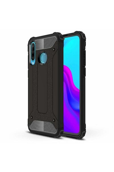 Dali Huawei P30 Lite/P30 Lite New Edition Protective Case, Hybrid Armor, Reinforced Edges, TPU, Black