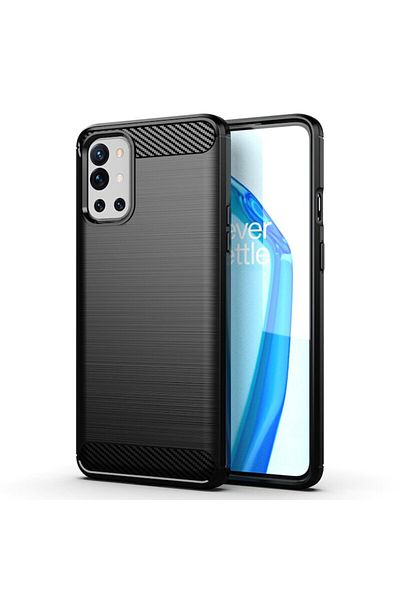 Dali Protective Case Compatible with OnePlus 9R, Carbon Silicone, Black