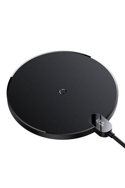 Dali Wireless charger, universal compatibility, 15W, digital display, 1.5m cable length, 112x100x7mm, Bla