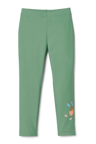 Tchibo Kids Girl Graphic Swim Leggings, Green