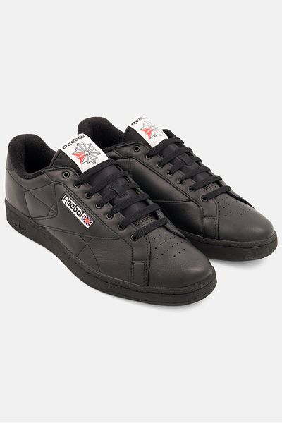 Reebok Men Club C Ground Lace Up Tennis Shoes, Black