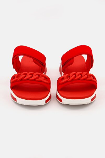 Fitflop Women Heda Chain Slides Sandals, Red